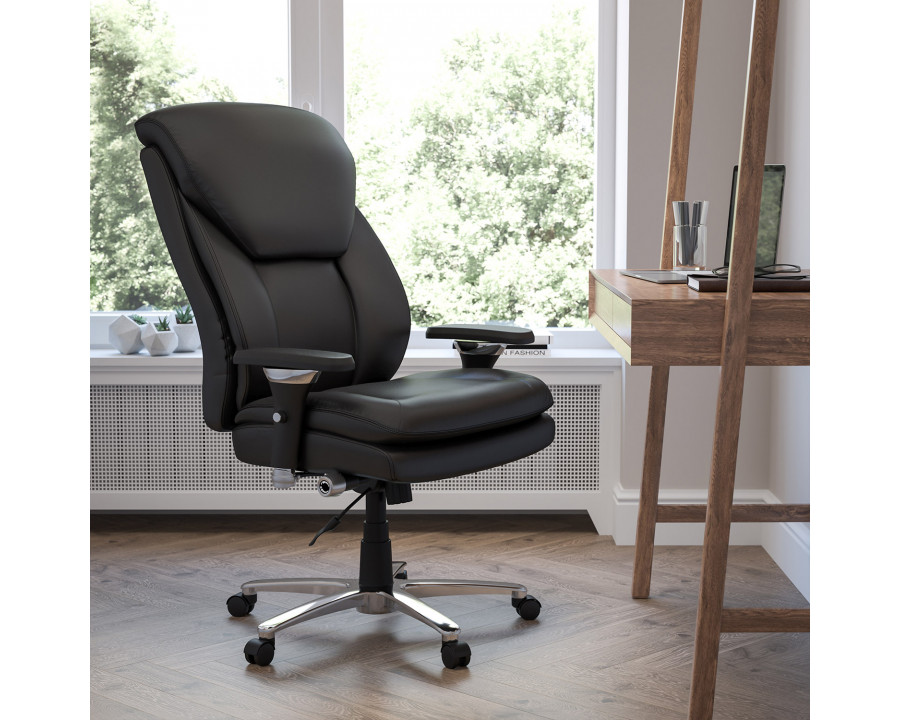 BLNK - HERCULES Series LeatherSoft Ergonomic Office Chair with Lumbar Knob