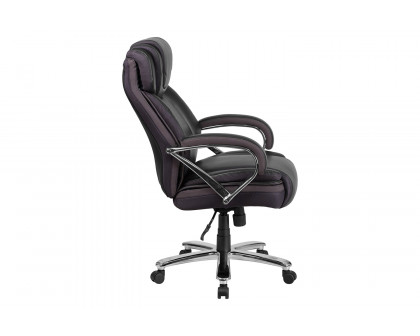 BLNK HERCULES Series LeatherSoft Executive Swivel Ergonomic Office Chair with Extra Wide Seat - Black