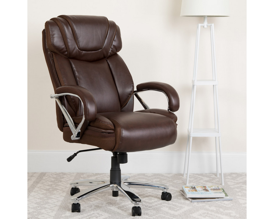 BLNK HERCULES Series LeatherSoft Executive Swivel Ergonomic Office Chair with Extra Wide Seat