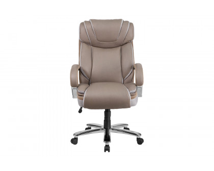 BLNK HERCULES Series LeatherSoft Executive Swivel Ergonomic Office Chair with Extra Wide Seat - Taupe