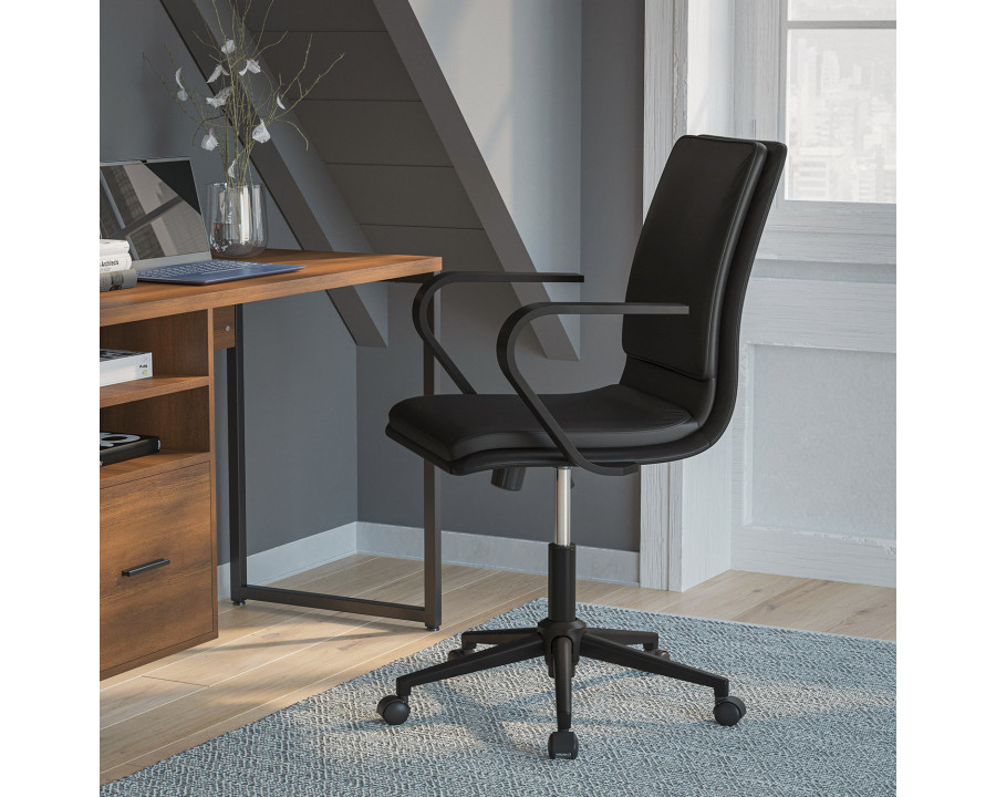 BLNK James Mid-Back Designer Executive Office Chair with Arms