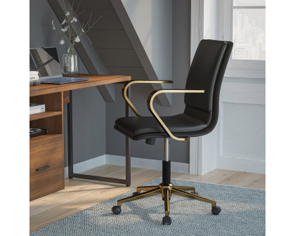 BLNK James Mid-Back Designer Executive Office Chair with Arms