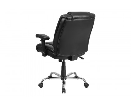 BLNK - HERCULES Series LeatherSoft Ergonomic Task Office Chair with Chrome Base and Adjustable Arms