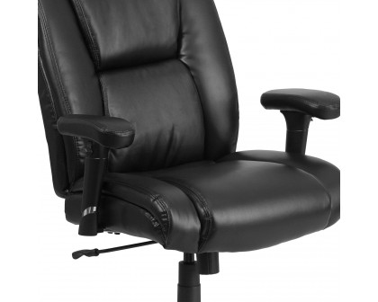 BLNK - HERCULES Series LeatherSoft Ergonomic Task Office Chair with Chrome Base and Adjustable Arms