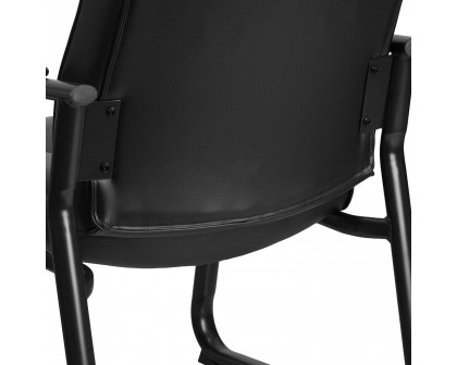 BLNK - HERCULES Series LeatherSoft Executive Side Reception Chair with Sled Base