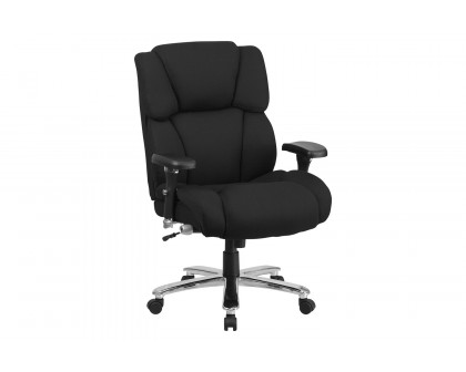 BLNK™ HERCULES Series Style 2 Fabric Executive Ergonomic Office Chair with Lumbar Knob - Black