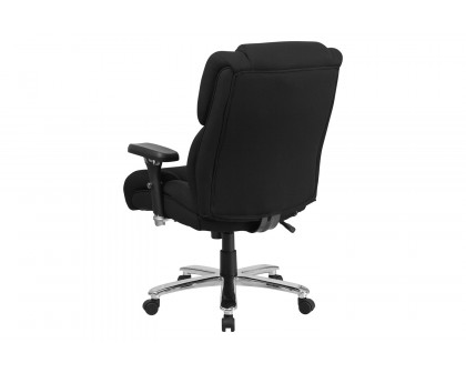 BLNK™ HERCULES Series Style 2 Fabric Executive Ergonomic Office Chair with Lumbar Knob - Black