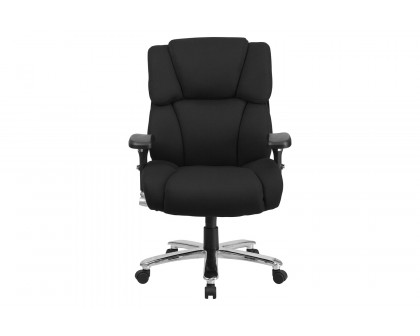 BLNK™ HERCULES Series Style 2 Fabric Executive Ergonomic Office Chair with Lumbar Knob - Black