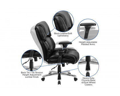 BLNK - HERCULES Series LeatherSoft Executive Lumbar Ergonomic Office Chair