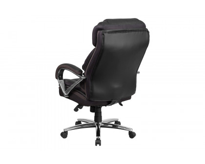 BLNK - HERCULES Series LeatherSoft Executive Swivel Ergonomic Office Chair with Chrome Base and Arms