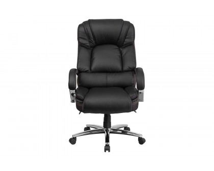 BLNK - HERCULES Series LeatherSoft Executive Swivel Ergonomic Office Chair with Chrome Base and Arms