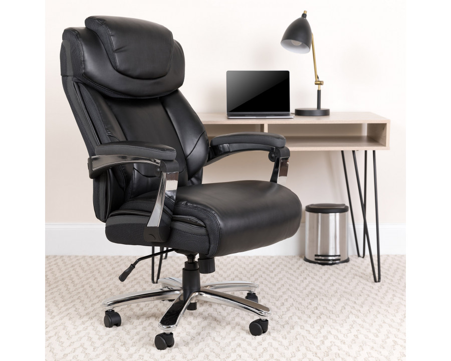 BLNK - HERCULES Series LeatherSoft Executive Swivel Ergonomic Office Chair with Adjustable Headrest