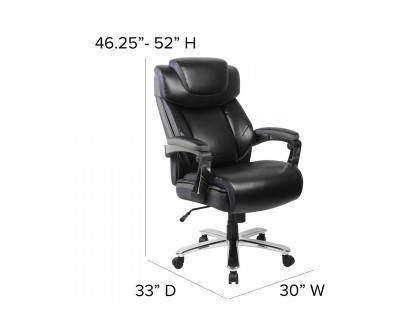 BLNK - HERCULES Series LeatherSoft Executive Swivel Ergonomic Office Chair with Adjustable Headrest