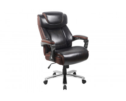 BLNK - LeatherSoft Executive Swivel Office Chair with Headrest and Wheels