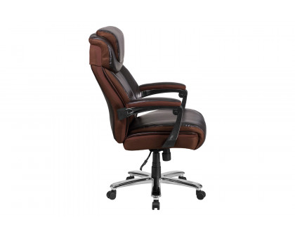 BLNK - LeatherSoft Executive Swivel Office Chair with Headrest and Wheels