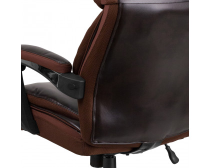 BLNK - LeatherSoft Executive Swivel Office Chair with Headrest and Wheels