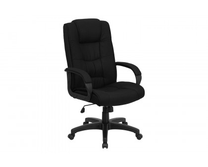 BLNK Jessica Fabric High Back Executive Swivel Office Chair with Arms