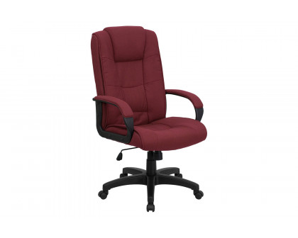 BLNK Jessica Fabric High Back Executive Swivel Office Chair with Arms