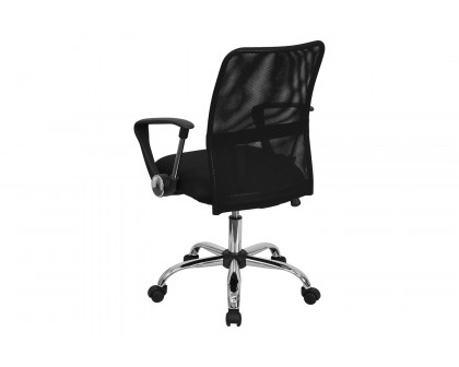 BLNK - Jenkins Mid-Back Mesh Swivel Task Office Chair with Lumbar Support Band and Arms