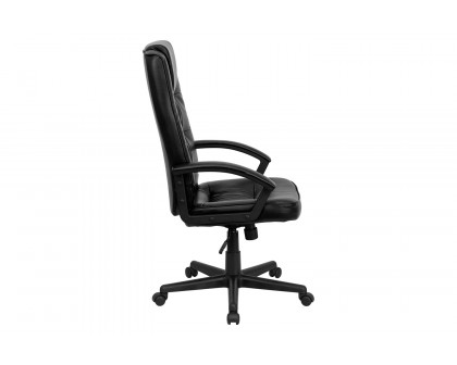 BLNK - Nora LeatherSoft High-Back Executive Swivel Office Chair with Arms