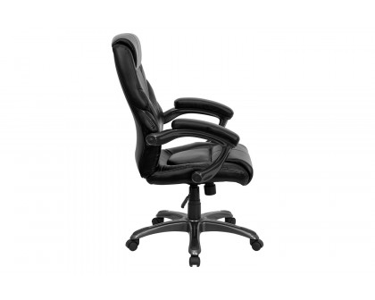 BLNK - Greer LeatherSoft High-Back Executive Swivel Ergonomic Office Chair with Arms