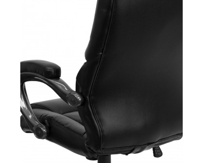 BLNK - Greer LeatherSoft High-Back Executive Swivel Ergonomic Office Chair with Arms