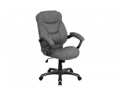 BLNK Jessie Microfiber High-Back Contemporary Executive Swivel Ergonomic Office Chair with Arms