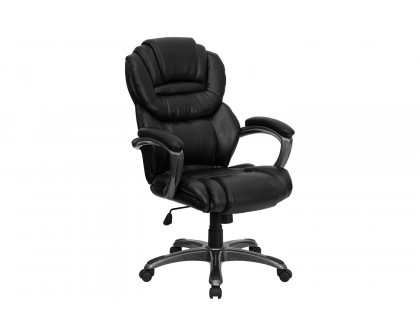 BLNK Stella LeatherSoft High-Back Executive Swivel Ergonomic Office Chair with Arms