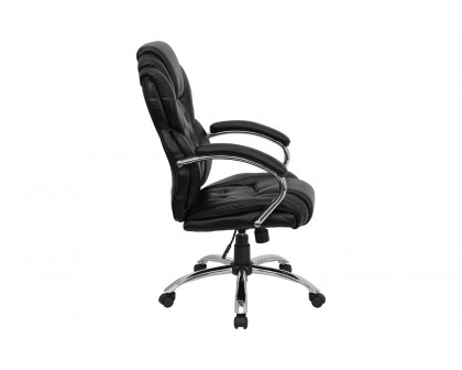 BLNK - Dorothy LeatherSoft High-Back Transitional Style Executive Swivel Office Chair with Arms