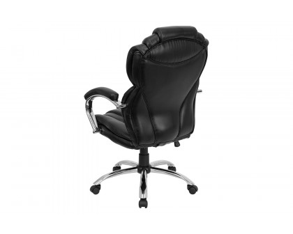 BLNK - Dorothy LeatherSoft High-Back Transitional Style Executive Swivel Office Chair with Arms