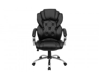 BLNK - Dorothy LeatherSoft High-Back Transitional Style Executive Swivel Office Chair with Arms