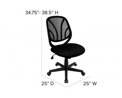 BLNK Y-GO Office Chair Mid-Back Mesh Swivel Task Office Chair