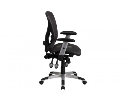 BLNK - Sam Mid-Back Mesh Multifunction Executive Swivel Ergonomic Office Chair with Adjustable Arms