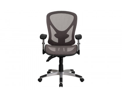 BLNK - Sam Mid-Back Mesh Multifunction Executive Swivel Ergonomic Office Chair with Adjustable Arms