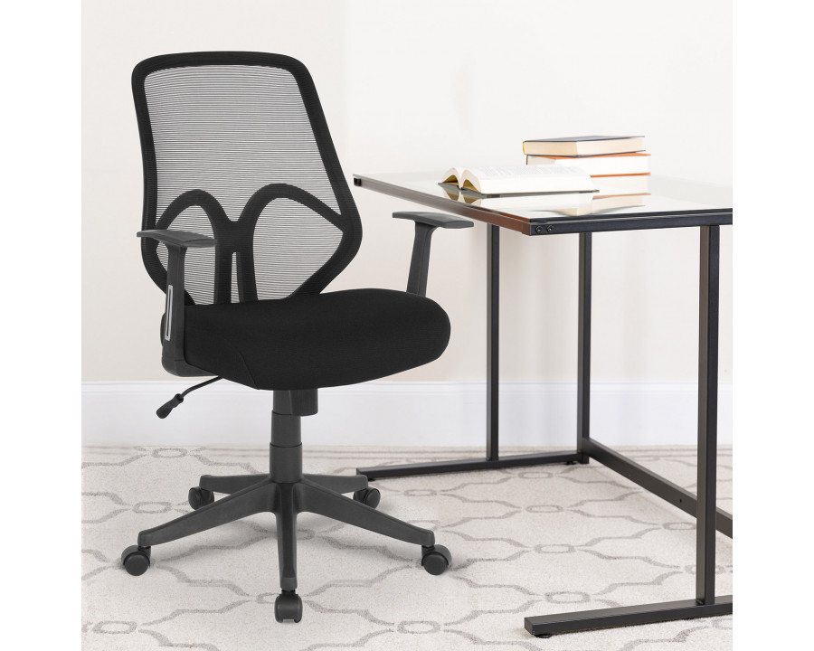 BLNK Salerno Series High-Back Black Mesh Office Chair