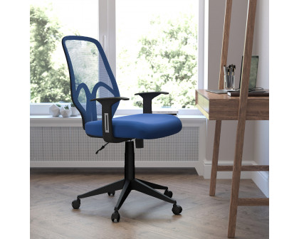 BLNK Salerno Series High-Back Black Mesh Office Chair