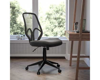 BLNK Salerno Series High-Back Black Mesh Office Chair