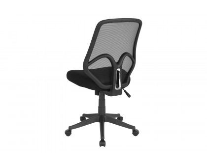 BLNK Salerno Series High-Back Black Mesh Office Chair - Black