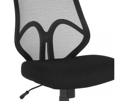 BLNK Salerno Series High-Back Black Mesh Office Chair - Black