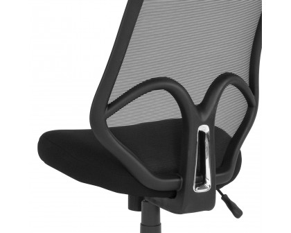 BLNK Salerno Series High-Back Black Mesh Office Chair - Black