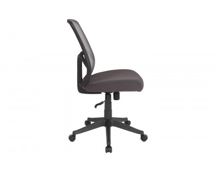 BLNK Salerno Series High-Back Black Mesh Office Chair - Dark Gray