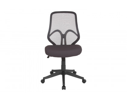 BLNK Salerno Series High-Back Black Mesh Office Chair - Dark Gray