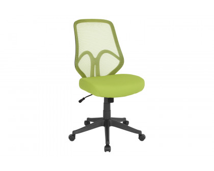 BLNK Salerno Series High-Back Black Mesh Office Chair - Green