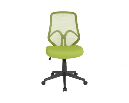 BLNK Salerno Series High-Back Black Mesh Office Chair - Green