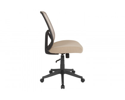 BLNK Salerno Series High-Back Black Mesh Office Chair - Light Brown