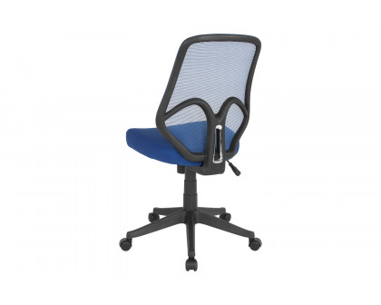 BLNK Salerno Series High-Back Black Mesh Office Chair - Navy