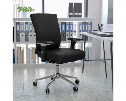 BLNK HERCULES Series LeatherSoft Multifunction Ergonomic Office Chair with Seat Slider - Short