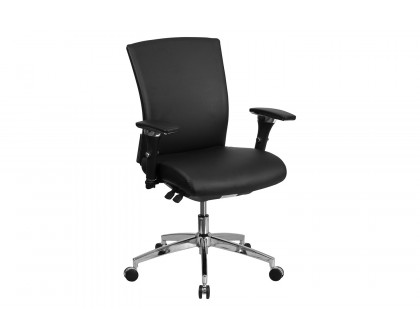 BLNK HERCULES Series LeatherSoft Multifunction Ergonomic Office Chair with Seat Slider - Short