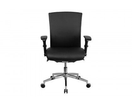 BLNK HERCULES Series LeatherSoft Multifunction Ergonomic Office Chair with Seat Slider - Short