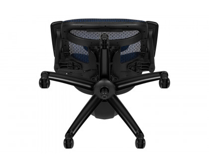 BLNK LO Ergonomic Mesh Office Chair with 2-to-1 Synchro-Tilt, Adjustable Headrest, Lumbar Support, and Adjustable Pivot Arms - Blue